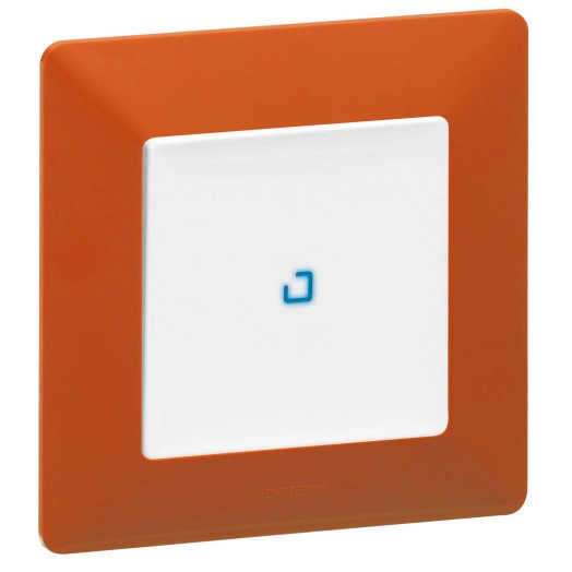 Valena LIFE Лицевая панель для переключателя промежуточного с подсветкой/индикацией  Белая