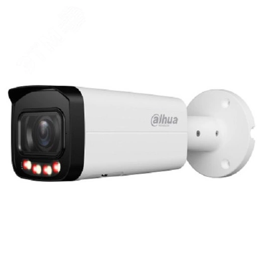 Видеокамера IP уличная 2Мп цилиндрическая ИК/LED-60м PoE с ИИ (2.7-13.5мм)