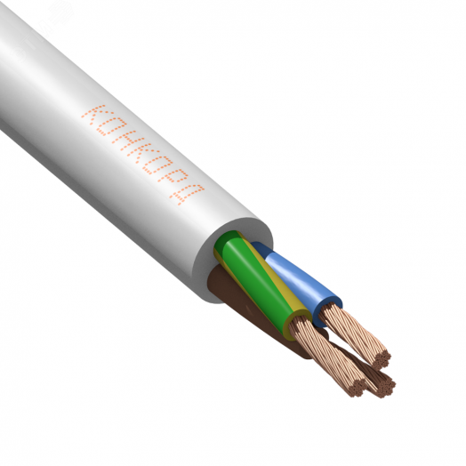 Провод ПВС 2х4+1x4 (бухта 20м)