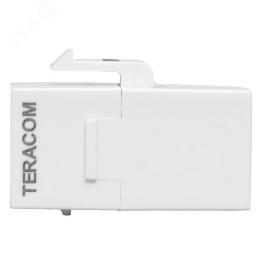 Адаптер проходной TERACOM PRO Cat.6 неэкранированный RJ45-RJ45 тип Keystone белый