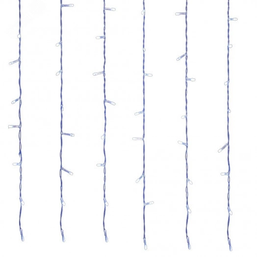 Занавес светодиодный с эффектом мерцания ULD-C4030-480/TTA WHITE IP44 4х3м 480 светодиодов Провод прозрачный