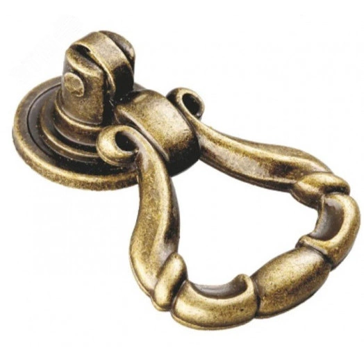 Ручка-кнопка Антик 3-015 бронза (1шт)  - пакет Tech-Krep