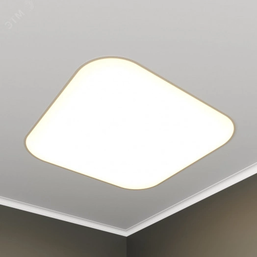 Светильник светодиодный RVE-LBX-BOX-SOFT-1230-V (Квадрат закругл. 1230х1230х120мм 158Вт встраиваемый 4000K Белый)