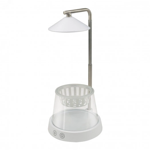 Светильник для растений светодиодный с подставкой и декоративной емкостью ULT-P36-3W/4000K+SPSB IP40 WHITE 4000K + cпектр для рассады и цветения