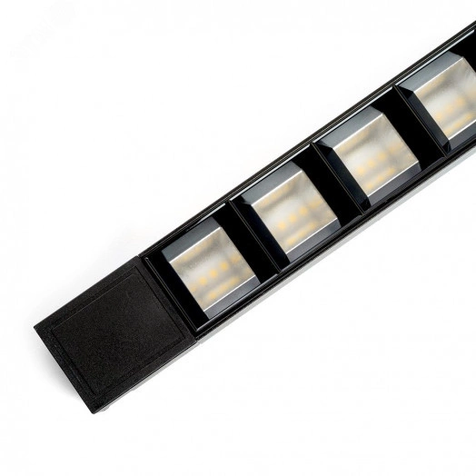 Светильник светодиодный трековый на шинопровод ДПО-20w 4000К черный