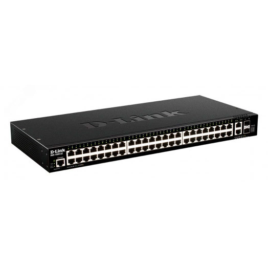 Коммутатор управляемый L3 48 портов 10/100/1000 Мб/с, 2хRJ45/SFP, 2хSFP+