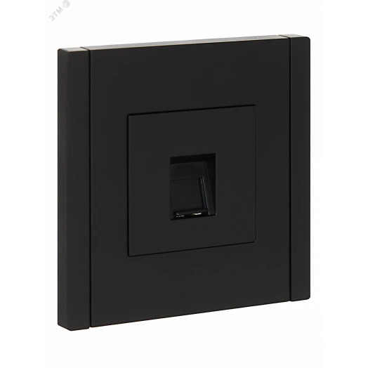 FORTE&PIANO Розетка компьютерная RJ45 кат.5E FP132 черный IEK