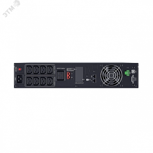 Источник бесперебойного питания Online Rack/Tower 3000ВА/2700Вт. USB, RS-232, SNMP Slot, EPO, 8 IEC С13, C19 (12В /9Ач. х 6)