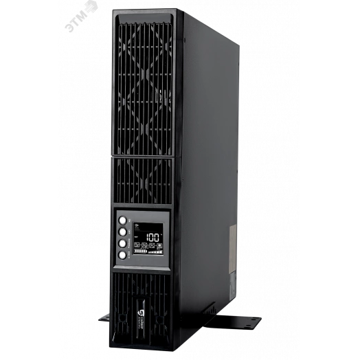 Источник бесперебойного питания Online Rack/Tower 3000ВА/2700Вт. USB, RS-232, SNMP Slot, EPO, 8 IEC С13, C19 (12В /9Ач. х 6)