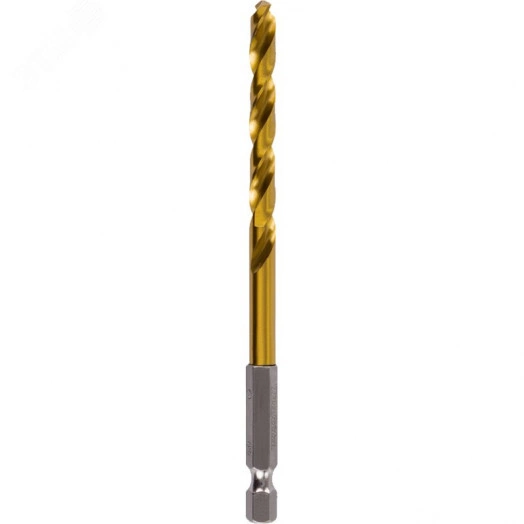 Сверло по металлу HSS-TiN 6x57x113, 1/4''