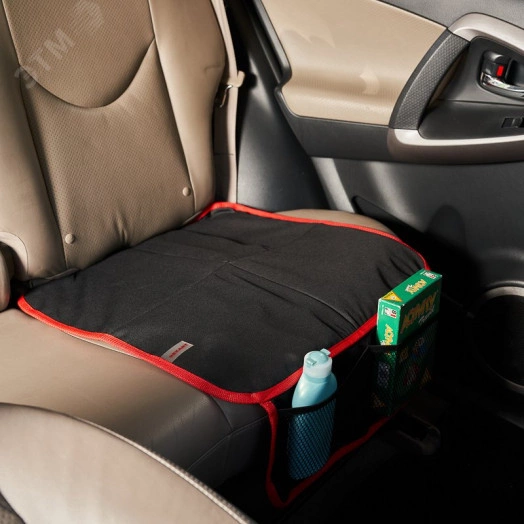 Накидка защитная под детское автокресло с карманом,