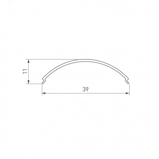 Экран SL-KANT-H30-3000 ROUND OPAL (пластик)