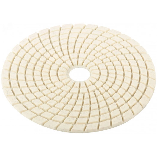 Круг алмазный гибкий шлифовальный АГШК (липучка), влажное шлифование, 125 мм, Р 30