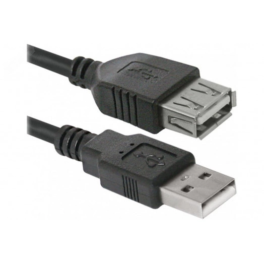 Кабель USB 2.0, AM на AF, 5 м.