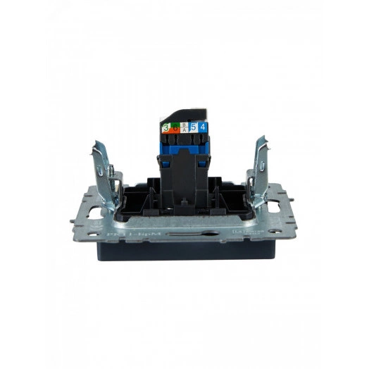 BRITE Розетка компьютерная RJ45 кат.6 РК11-БрМ маренго IEK