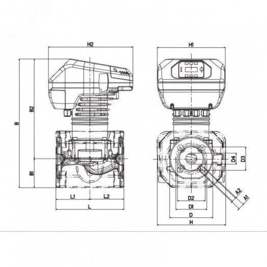 Насос циркуляционный EVOPLUS B 120/220.32 M с мокрым ротором с частотным регулированием