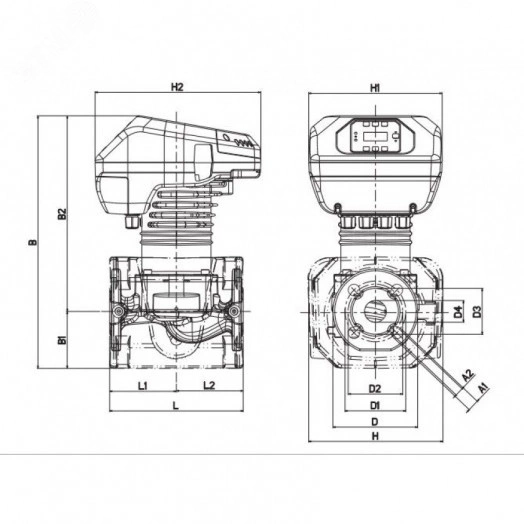 Насос циркуляционный EVOPLUS B 60/240.50 M с мокрым ротором с частотным регулированием