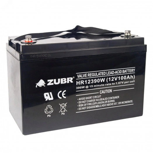 Аккумуляторная батарея ZUBR HR12390W 12V110Ah