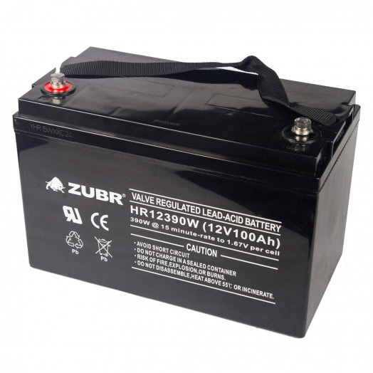 Аккумуляторная батарея ZUBR HR12390W 12V110Ah