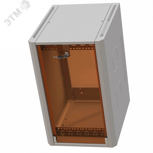 Шкаф настенный телекоммуникационный 600х350 мм, 9U, ТВЛ-9U-600-350-СР