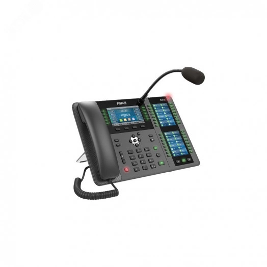 Телефон IP со встроенной камерой, 20 SIP-аккаунтов, с выносным микрофоном, с режимом мониторинга и оповещения, без блока питания