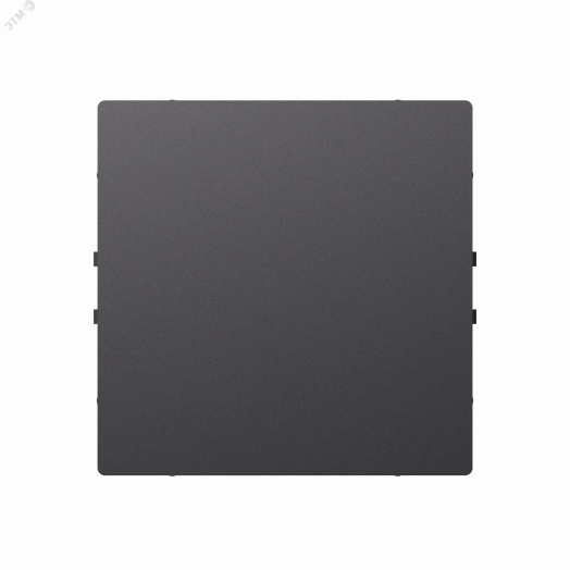 ATLASDESIGN ЗАГЛУШКА без суппорта для многопостовых рамок, БАЗАЛЬТ