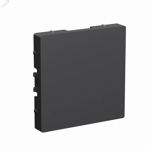 ATLASDESIGN ЗАГЛУШКА без суппорта для многопостовых рамок, БАЗАЛЬТ