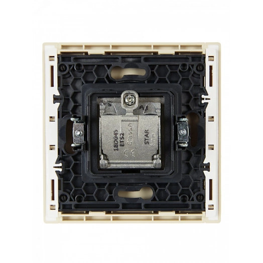 FORTE&PIANO Розетка двойная TV+SAT FP438 ваниль IEK