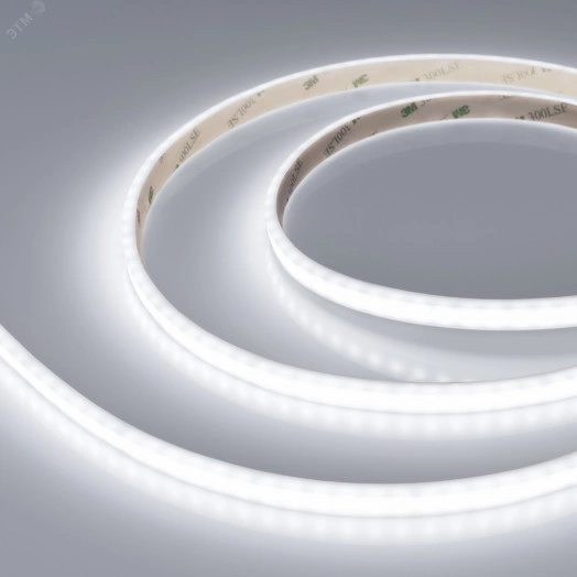 Лента герметичная RTW-PSW-A120-10мм 24V White6000 (9.6 W/m, IP67, 2835, 5м) (5 лет)
