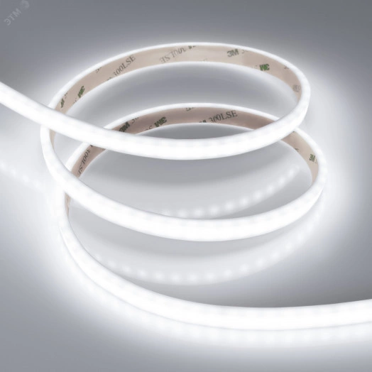 Лента герметичная RTW-PSW-A120-10мм 24V White6000 (9.6 W/m, IP67, 2835, 5м) (5 лет)