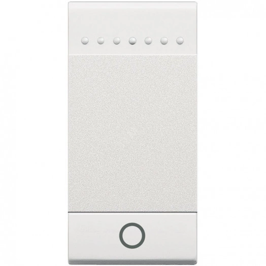 LivingLight Клавиша Лампа 1 модуль белый