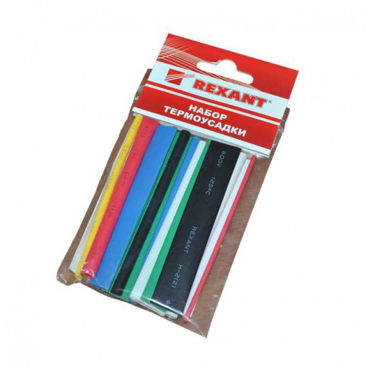 Набор трубок термоусадочных тонкостен. №2 (АВТО импорт) разноцвет. Rexant 29-0102 Набор трубок термоусадочных тонкостен. №2 (АВТО импорт) разноцвет. Rexant 29-0102