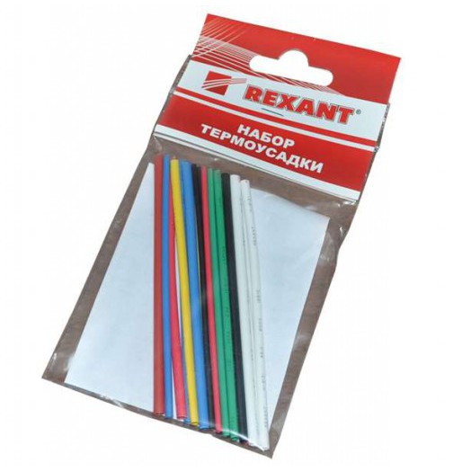 Набор трубок термоусадочных тонкостен. №4 (РЫБОЛОВ) разноцвет. Rexant 29-0104 Набор трубок термоусадочных тонкостен. №4 (РЫБОЛОВ) разноцвет. Rexant 29-0104