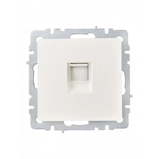 BRITE Розетка компьютерная RJ45 кат.6 РК11-БрЖ жемчуг IEK