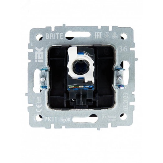 BRITE Розетка компьютерная RJ45 кат.6 РК11-БрЖ жемчуг IEK