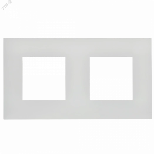 SKANDY Рамка 2-местная SK-F02W арктический белый IEK