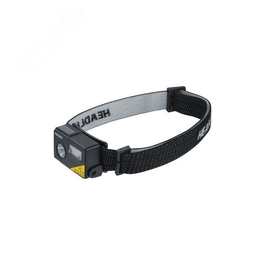 Фонарь светодиодный NPT-H36-ACCU налобный сенсорный 1XPG 5Вт+1LED 1Вт li-pol 0,8Ач