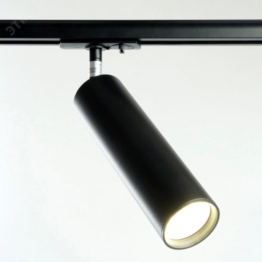 Светильник трековый на шинопровод ДПО GU10 без лампы черный
