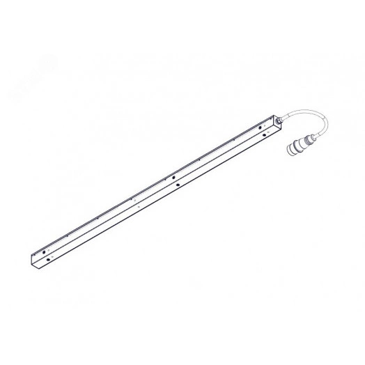 Блок распределения питания Uniprom. управляемый. 0U. 240В. 1Ф. 16A. 36xC13 6xC19. 3м кабель. IEC309