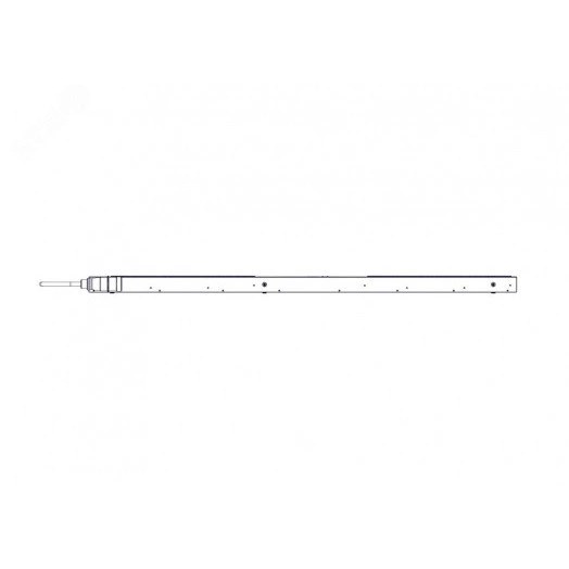 Блок распределения питания Uniprom. управляемый. 0U. 240В. 1Ф. 16A. 36xC13 6xC19. 3м кабель. IEC309