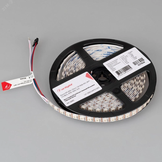 Лента SPI-B96-10мм 12V RGB-PX1-BPT (13 W/m, IP20, 5060, 5м) (Открытый)