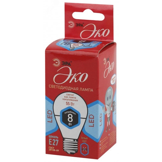 Лампа светодиодная LED P45-8W-840-E27(диод,шар,8Вт,нейтр,E27)