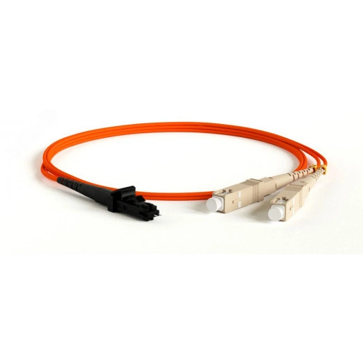 Патч-корд волоконно-оптический (шнур) MM 50/125.  SC-MTRJ(мама). 2.0 мм. duplex. LSZH. 30 м