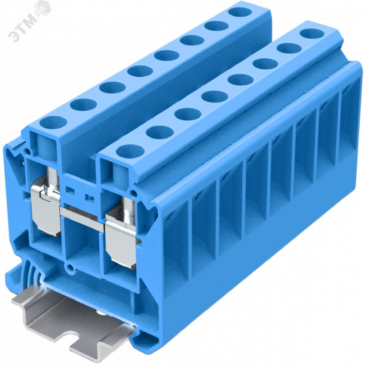 Клемма TU 1-1 винтовая сечение 16 мм. кв., синяя