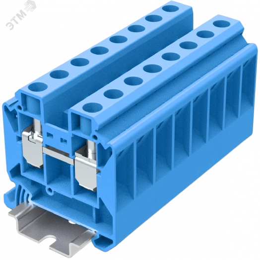 Клемма TU 1-1 винтовая сечение 16 мм. кв., синяя
