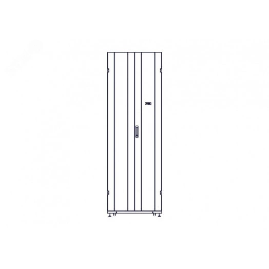 Шкаф Uniprom. 48U-750/1200. боковые панели 4шт. черный