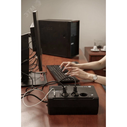 Источник бесперебойного питания Line-interactive BVSE 800 ВА/480 Вт 1/1 1 сек Tower 3хSchuko CEE 7 USB