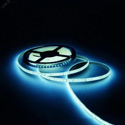 Лента светодиодная LED 2835/120-SMD 9,6 Вт/м 290 Лм/м 6000К холодный IP66 12 В DC 8 мм (катушка 5 м ZIP bag) Elementary