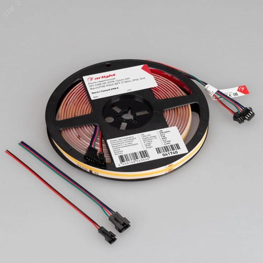 Лента герметичная SPI-COB-SE-X378-12мм 24V Warm2700-PX63-BPT (7 W/m, IP65, 5м) (бегущий огонь)
