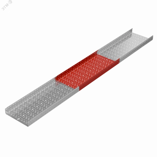 Лоток перф. 100х500х1,5 L2000 мм Быстрый монтаж ПЛЮС